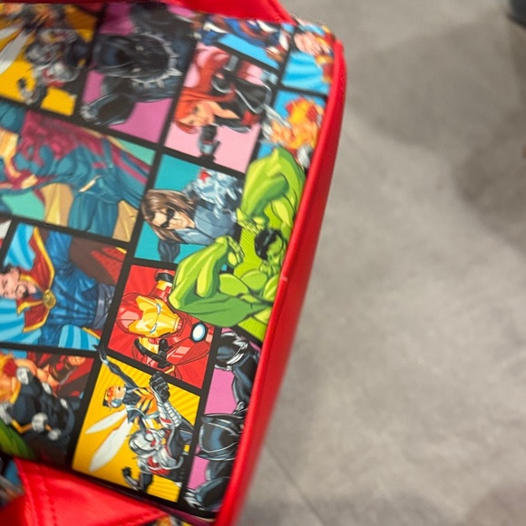 Loungefly Marvel Comic Heroes Colorful Mini Backpack Brand New with Tags